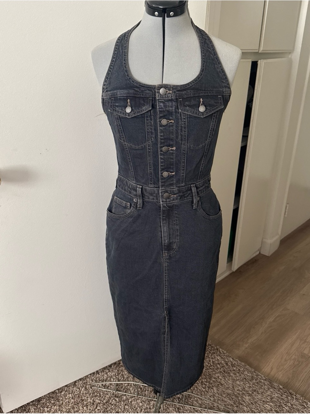 Universal Thread Denim Halter Dress